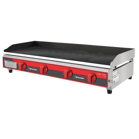 Chapa Bifeteira À Gás Pro 4 Queimadores Cbg 1200 Pro Metalcubas