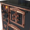 Ver imagem 4 de FOGAO A LENHA N 2 PRINCESS PREMIUM PRETO ROSE GOLD SD