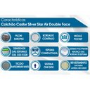 Ver imagem 2 de Colchão Queen Castor Silver Star Molas Pocket Double Face 34X158X198