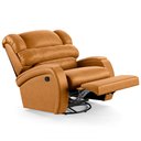 Ver imagem 7 de Poltrona do Papai Sala de Cinema Reclinável Kylie Glider Manual Giratória PU Whisky G23 Gran Belo Ky