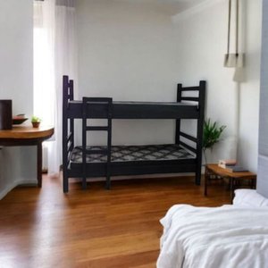Beliche com 2 Colchões D20 Solteiro 78cm | Madeira Preta | Conforto e Praticidade