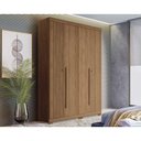 Ver imagem 1 de Guarda Roupa Solteiro 4 Portas e 2 Gavetas C/ Pés Buriti Jatoba - Santos Andirá