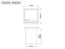 Ver imagem 4 de Lixeira Inox Embutir Quadratta Kitchen 3,9L Calha Umida com Tampa Articulada