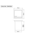 Ver imagem 4 de Lixeira Embutir Quadratta Kitchen At 2020 3,9l Calha Umida