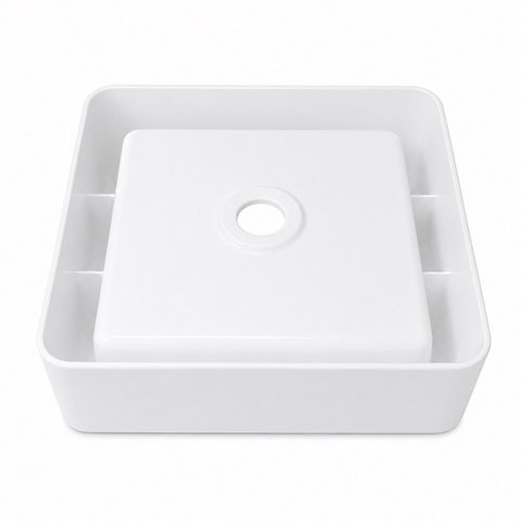 Cuba de Pia para Lavabo Retangular 30cm Plástico Resistente