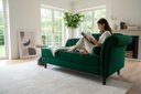 Ver imagem 2 de Recamier Decorativo Divã Styllus Lado Esquerdo Bouclé Verde