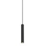 Pendente Tubo 30cm Cilíndrico Preto Cobre Bancada Quarto:preto - 1