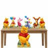 Kit Decoração de Festa Totem Display Ursinho Pooh-7 Peças - 1