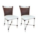 Ver imagem 1 de Kit 2 Cadeira Rio Fibra Sintética e Estofado com Acquablock