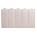 Ver imagem 4 de Cabeceira Estofada Infantil Modelo Nuvem Solteiro Suede Creme Off White Flamingo Design