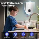 Ver imagem 5 de Amzchef Aquecedor de Água Elétrico Instantâneo sem Tanque com Display Led (branco)