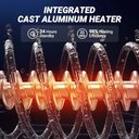 Ver imagem 2 de Amzchef Aquecedor de Água Elétrico Instantâneo sem Tanque com Display Led (branco)