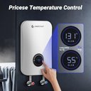 Ver imagem 4 de Amzchef Aquecedor de Água Elétrico Instantâneo sem Tanque com Display Led (branco)