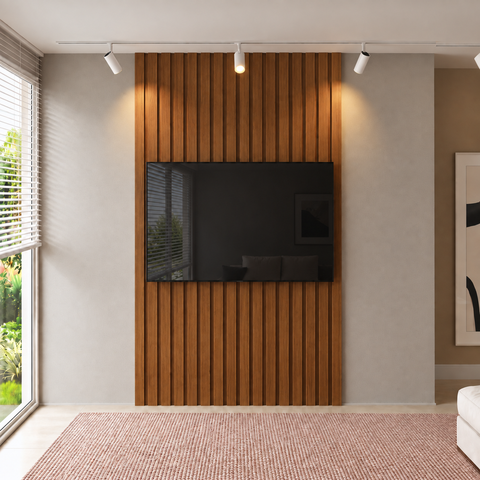 Painel Ripado para TV - 2700x1800x25 mm - Turim