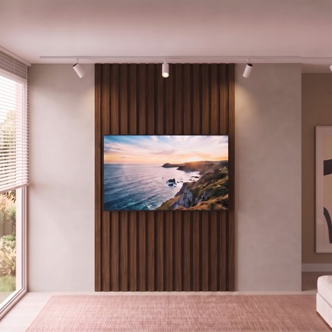 Painel Ripado para TV - 2700x1800x25 mm - Turim