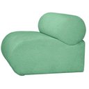 Ver mais imagens de Poltrona Virginia Orgânica Luxo Sala Recepção Tecido Boucle Cor Verde Esmeralda