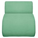 Ver imagem 3 de Poltrona Virginia Orgânica Luxo Sala Recepção Tecido Boucle Cor Verde Esmeralda