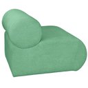 Ver imagem 2 de Poltrona Virginia Orgânica Luxo Sala Recepção Tecido Boucle Cor Verde Esmeralda
