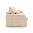 Ver imagem 6 de Sofá Cama Napoli 3 Lugares Retrátil 215cm Off White Linho