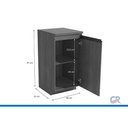 Ver imagem 4 de Gabinete Cozinha Modulado Liga 1 Porta 45cm Canela Kappesberg