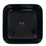 Cuba de apoio quadrada preto brilho - 2