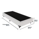 Ver imagem 3 de Base Box Solteiro Branco 88x188x35