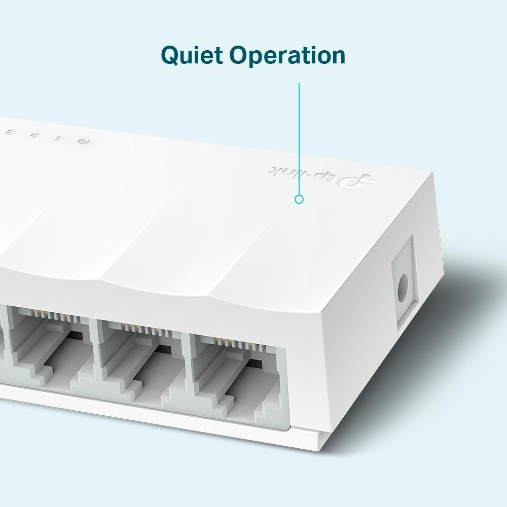 Switch De Mesa Com 5 Portas 10/100 Mbps Ls1005 - 4