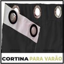 Ver imagem 6 de cortina pé direito blackout c/voal 5,00 x 4,30 Madrid preto