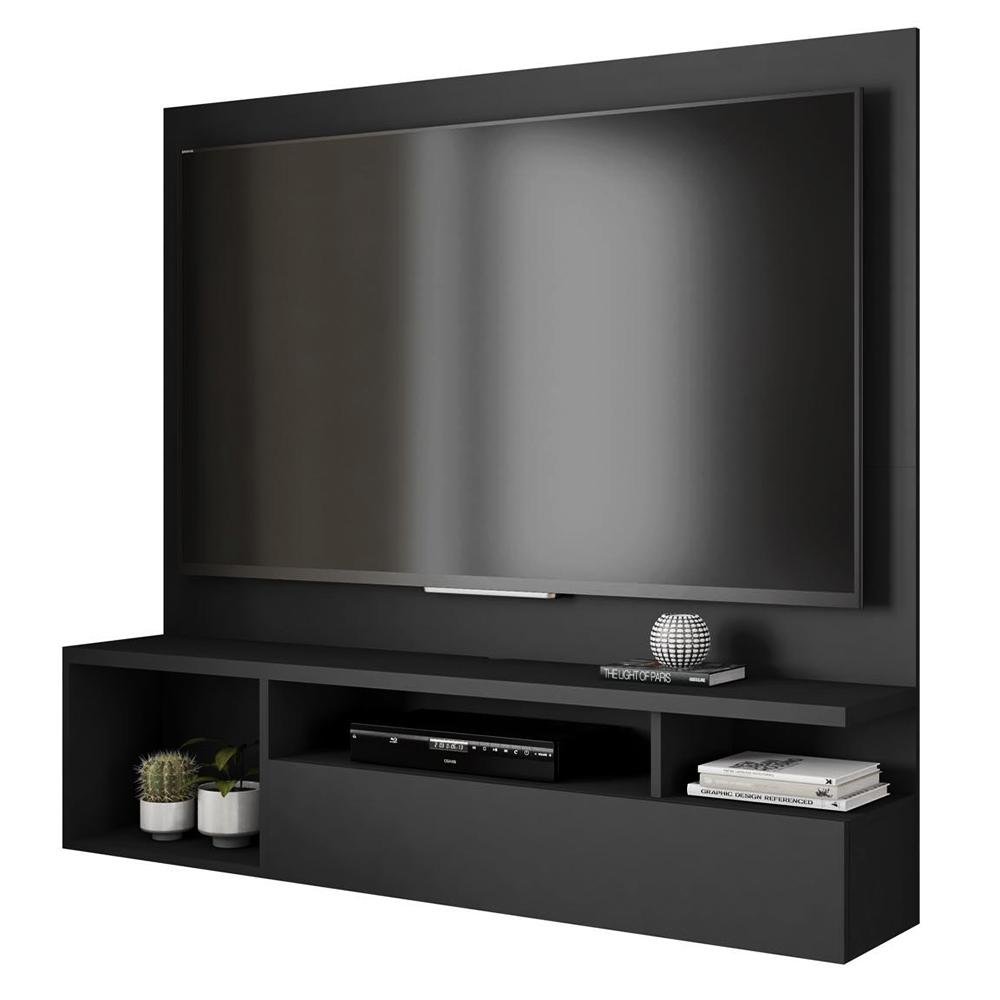 Painel Para TV Até 55 Polegadas Black Preto Caemmun - 1