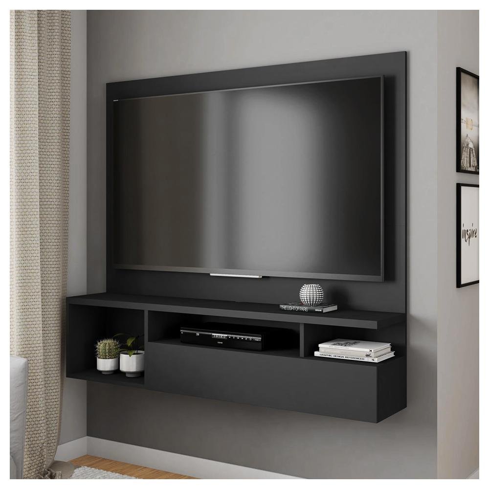 Painel Para TV Até 55 Polegadas Black Preto Caemmun - 4