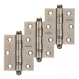 Dobradiça Pado P/ Porta Pado 3530 Bronze C/ Rolamento 3 Pçs - 1