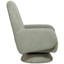 Ver imagem 6 de Poltrona de Amamentação com Balanço Giratória Cone Dolce D02 Bouclê Verde Oliva C-199 - Lyam Decor