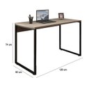 Ver imagem 3 de Mesa de Escritório Office Industrial 120 Carvalho Bruma - Pr Móveis
