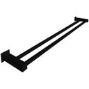 Ver imagem 1 de Porta-toalha de Aço Inox 60 Cm com Acabamento Preto Fosco e Kit de Instalação