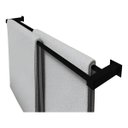 Ver imagem 2 de Porta-toalha de Aço Inox 60 Cm com Acabamento Preto Fosco e Kit de Instalação