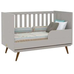 Berço Retro - Cinza/eco Wood - 2