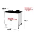 Ver imagem 5 de Balcao Luanda p/ cooktop 04 bocas cor branca 02 portas PASSE BEM