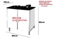 Ver imagem 5 de Balcao Luanda p/ cooktop 04 bocas cor branca 02 portas PASSE BEM