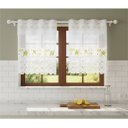 Ver mais imagens de Cortina Pia Bando Vitro Formosa Renda Cozinha 1,60x0,80x0,20:Limão