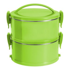 Marmita Termoprática Revestida em Aço Inox 2 Unidades:verde Citra
