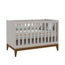 Ver imagem 1 de Berço Mini Cama Regulável Nature Matic Cinza/Eco Wood