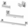 Kit Acessórios Banheiro Lavado 4 Peças Aço Inox 304 Cromado - 3