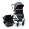 Carrinho de Bebê Travel System Epic Lite Trio Infanti Grey Vintage (detalhes Em Couro) - Infanti - 2