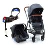 Carrinho de Bebê Travel System Epic Lite Trio Infanti Grey Vintage (detalhes Em Couro) - Infanti - 1