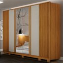 Ver imagem 1 de Guarda Roupa Casal c/Espelho 6 Portas Firenze - Arbo Design
