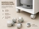Ver imagem 6 de Nicho para Botijão com Rodízios Organizador Cozinha Suporte