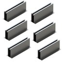 Ver imagem 1 de Estrutura Suporte Mini Trilho Fixador Placa Painel Solar Alumínio e Inox Telha Metálica | Perfil Mas