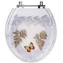 Ver imagem 2 de Assento Sanitário Oval e Lixeira Decoradas