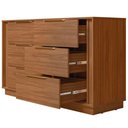Ver imagem 3 de Comoda 6 Gavetas 136 Cm Giardino Nogueira Demobile