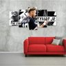 Quadro 5 peças Neymar Jr Paris Saint-Germain Menino Ney - 1